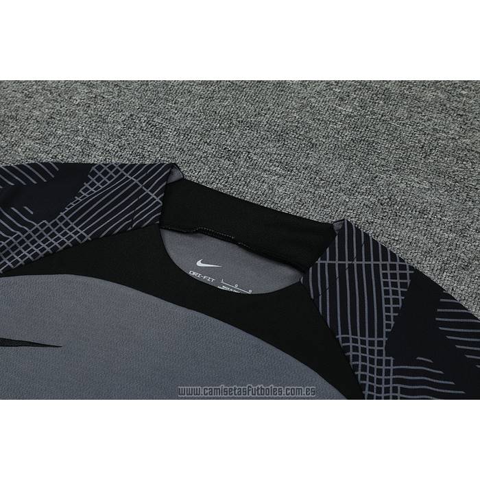 Chandal del Barcelona Manga Corta 2022-2023 Gris - Pantalon Corto